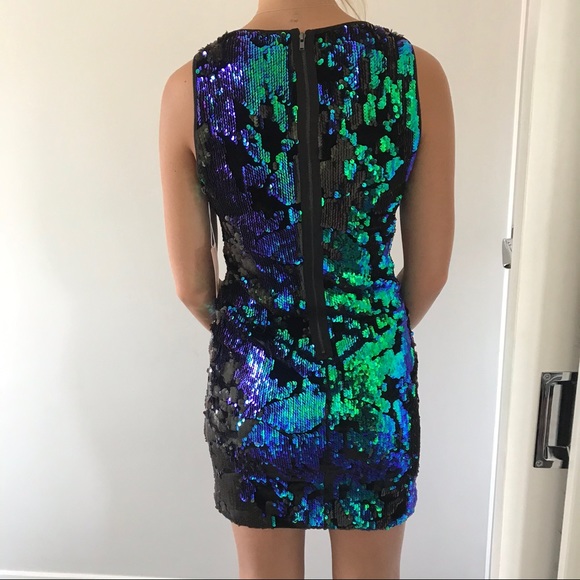 NWOT Forever 21 Contemporary Sequin Velvet Dress - Picture 8 of 8